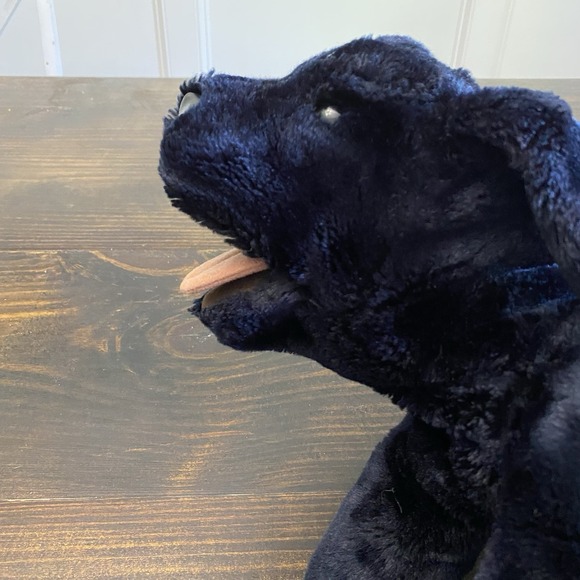 Folkmanis Puppet Black Labrador‎ 15" very soft - Picture 3 of 10